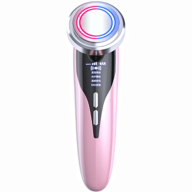 Red Blu-ray Cosmetic Instrument Massage Inductive Therapeutical