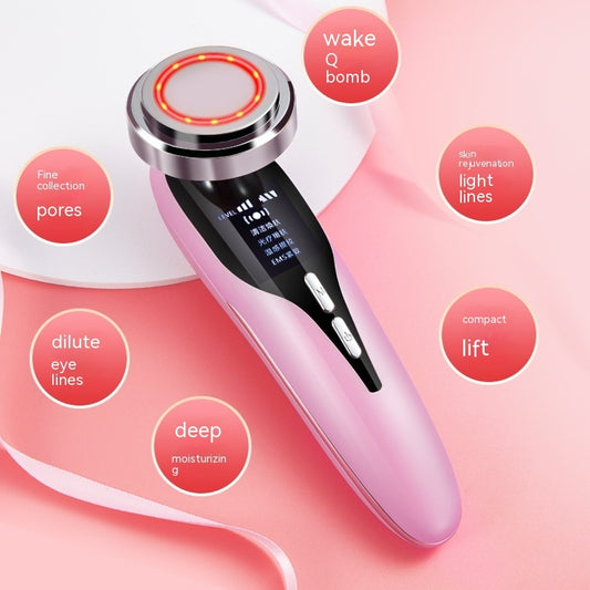Red Blu-ray Cosmetic Instrument Massage Inductive Therapeutical